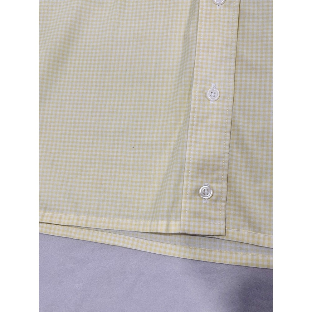 Tia Designs Pompano Beach Vintage Yellow Gingham Sea Life Appliques Small Blouse - Picture 9 of 13